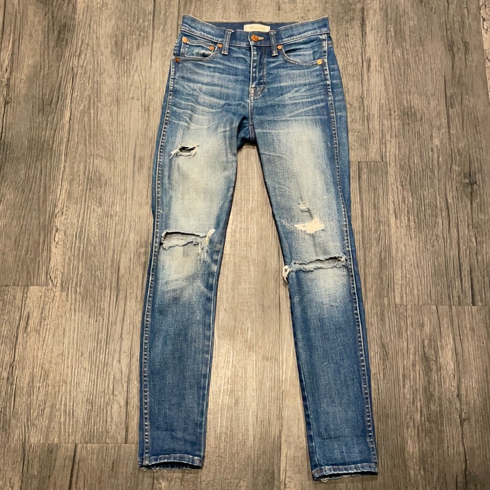 Madewell 9” High Rise Skinny Skinny Jeans
